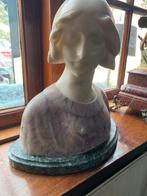Dames buste marmer, Antiek en Kunst, Ophalen of Verzenden