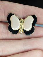 prachtige vintage vlinderbroche, Ophalen of Verzenden, Zo goed als nieuw, Zilver, Dame