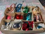 Doosje met 12 stuks oude kerstballen, Diversen, Kerst, Ophalen of Verzenden, Gebruikt