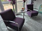 Montel 2 fauteuilles, Ophalen, Minder dan 75 cm, Zo goed als nieuw, Stof