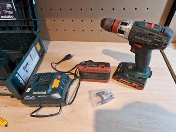 Metabo BS 18 LT Quick met 2x 4.0Ah accu , lader en Metaloc beschikbaar voor biedingen