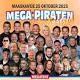 4 KAARTEN MEGA PIRATENFESTIJN MAASKANTJE  25 OKTOBER, Tickets en Kaartjes, Drie personen of meer, Oktober, Levenslied