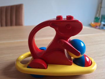 Vintage Duplo Rammelaar Eekhoorn Trek Speelgoed beschikbaar voor biedingen