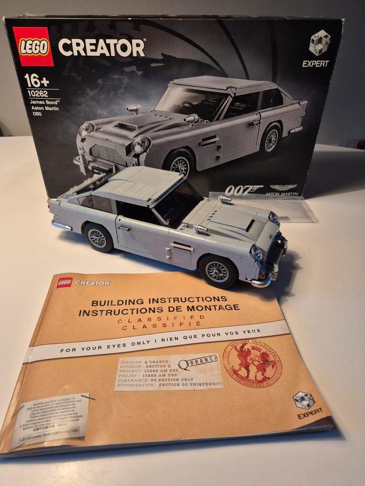 Lego james bond DB5 10262, Kinderen en Baby's, Speelgoed | Duplo en Lego, Zo goed als nieuw, Ophalen