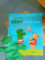 Kikker vindt een vriendje + handpop, Boeken, Ophalen of Verzenden, Zo goed als nieuw, Max Velthuijs, Fictie algemeen