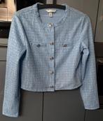 Super mooi lichtblauw Bouclé Jasje - Nieuw!, Blauw, Nieuw, Ophalen of Verzenden, Jasje