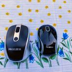 2x Maxxter Draadloze Optische Laptop Muis, Computers en Software, Muizen, Rechtshandig, Muis, Ophalen of Verzenden, Zo goed als nieuw