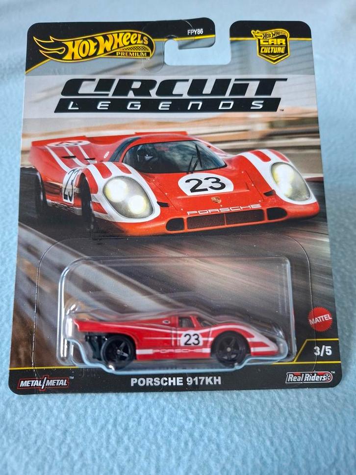 Hot Wheels Premium Porsche 917KH Circuit Legends, Hobby en Vrije tijd, Modelauto's | Overige schalen, Nieuw, Auto, Ophalen of Verzenden