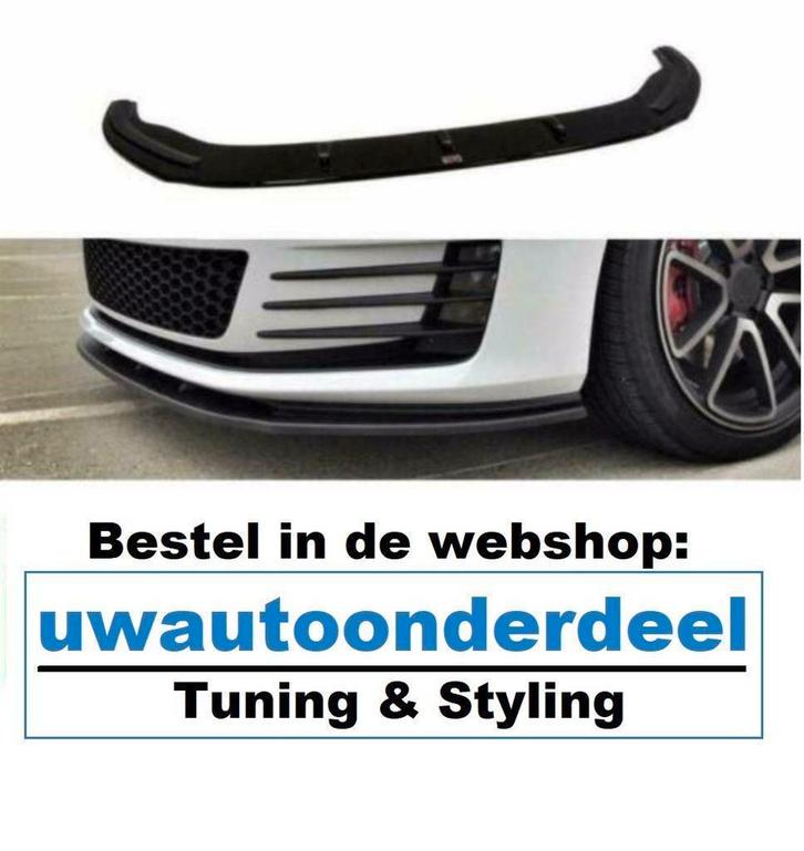 spoiler splitter Voorspoiler Geschikt Voor Golf 7 GTI GTD, Auto diversen, Overige Auto diversen, Ophalen of Verzenden