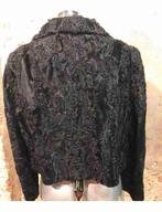 Kort model zwarte bontjas jas maat 36-38, Zwart, Etten-Leur, DJT@dejuistetoon.eu, Ophalen of Verzenden