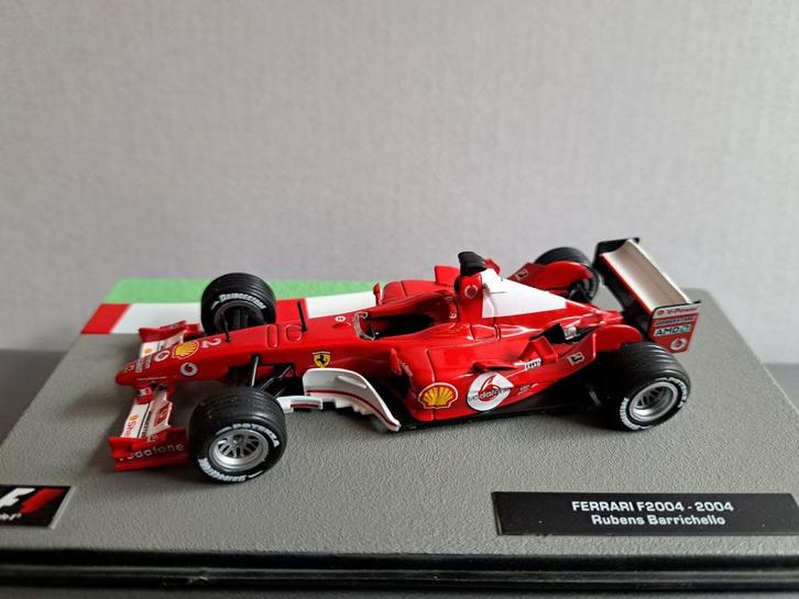 Ferrari F2004, Rubens Barrichello, 2004, 1:43, nieuw, Hobby en Vrije tijd, Modelauto's | 1:43, Zo goed als nieuw, Auto, Overige merken
