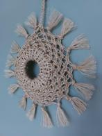 Wanddecoratie touw, macramé, "bol", Nieuw, Ophalen