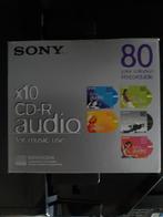 Sony CRM80CRX 10 CD-R Audio Colour mix 80 min., Ophalen, Nieuw, Cd, Sony
