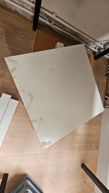 2 Ikea lack tafeltjes wit - gebruikte staat