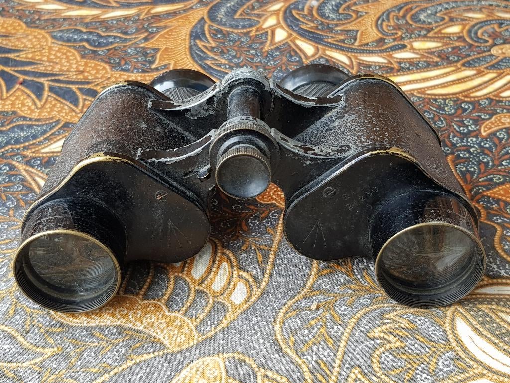Mooie originele antieke militaria verrekijker uit Amerika., Ophalen of Verzenden