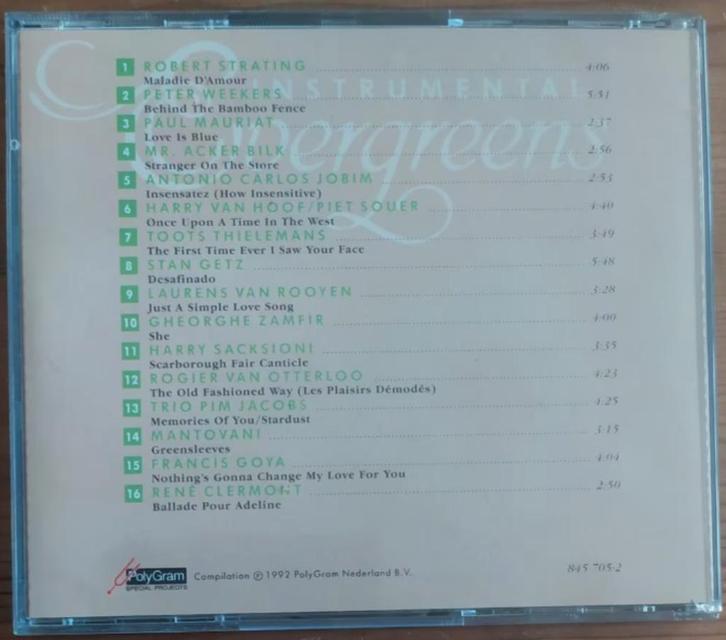 CD Instrumental Evergreens, Cd's en Dvd's, Cd's | Instrumentaal, Zo goed als nieuw, Ophalen of Verzenden