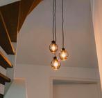 Smokey glas hanglamp, Ophalen, Zo goed als nieuw, Glas, Minder dan 50 cm