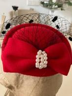 Carneval 50 tiger jaren met  hoedje en lak tasje, Rood, Carnaval, Maat 42/44 (L), Ophalen of Verzenden