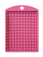 Pixelhobby medaillon plaatje 3 x 4 cm donker roze, Hobby en Vrije tijd, Knutselen, Materiaal, ., Nieuw, Ophalen of Verzenden