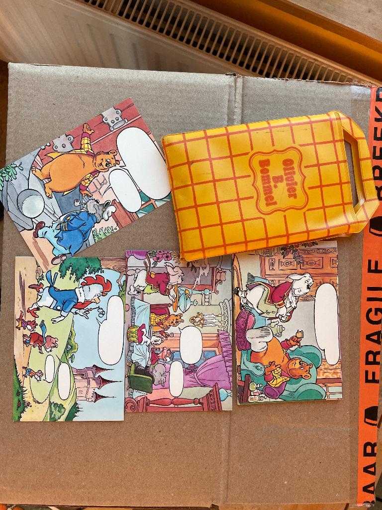 Wenskaarten Olivier B Bommel, Ophalen of Verzenden, Olivier B, Bommel en Tom Poes, Zo goed als nieuw, Plaatje, Poster of Sticker