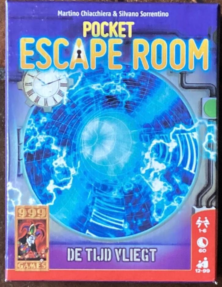 Pocket Escape Room – De Tijd Vliegt, Hobby en Vrije tijd, Gezelschapsspellen | Kaartspellen, Nieuw, Ophalen of Verzenden