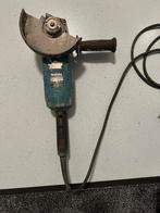 Makita haakse slijper met beschermkap, Ophalen of Verzenden, Gebruikt, 1000 watt of meer, Haakse handslijpmachine