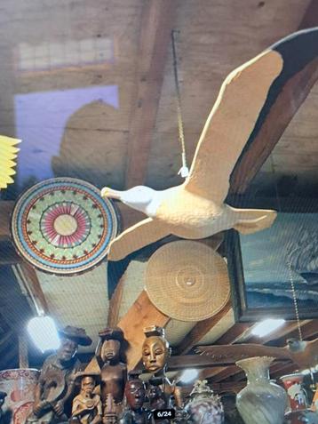 Houten vogel decratief beschikbaar voor biedingen