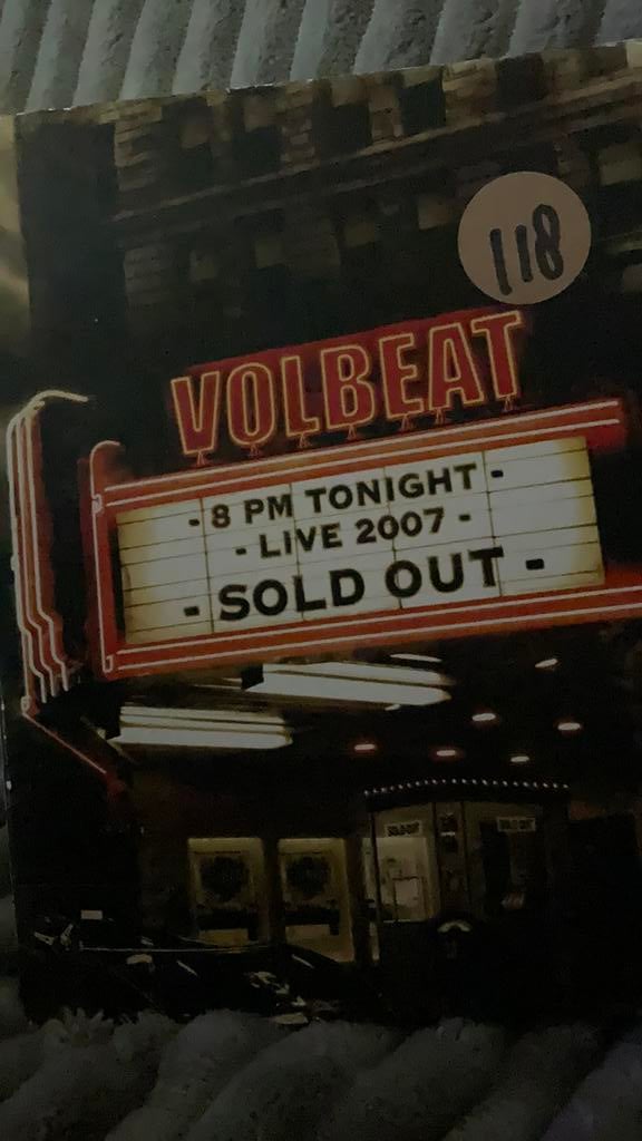 Volbeat 8pm tonight live 2007 sold out 2dvd boxset ,zgan, Alle leeftijden, Boxset, Muziek en Concerten, Ophalen of Verzenden