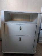 Auping nachtkastje op wieltjes, Huis en Inrichting, Slaapkamer | Nachtkastjes, Ophalen, Gebruikt, 45 tot 65 cm, 55 tot 70 cm