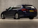 BMW 5 Serie Touring 520d Executive 191Pk Automaat (PANORAMAD, 12 maanden, Achterwielaandrijving, Blauw, Leder