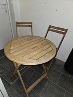 Inklapbarestoel (2x) en tafel / balkon, Ophalen