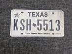 Texas Kentekenplaat USA Nummerbord Nummerplaat License Plate, Ophalen of Verzenden, Gebruikt, Auto's
