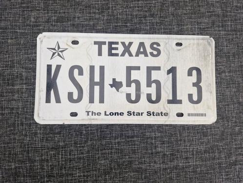 Texas Kentekenplaat USA Nummerbord Nummerplaat License Plate, Verzamelen, Automerken, Motoren en Formule 1, Gebruikt, Auto's, Ophalen of Verzenden