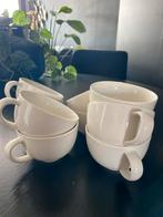 9x Witte Koffiekopjes - Zo Goed Als Nieuw, Keramiek, Ophalen of Verzenden, Zo goed als nieuw, Effen