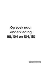 Maat 98/104 en 104/110, Kinderen en Baby's, Kinderkleding | Maat 104, Ophalen of Verzenden