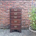 Antieke Britse campagnekast, rond 1900, mahonie, Ophalen