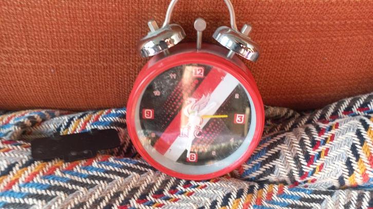 Liverpool fc wekker, Verzamelen, Sportartikelen en Voetbal, Gebruikt, Overige typen, Buitenlandse clubs, Ophalen of Verzenden