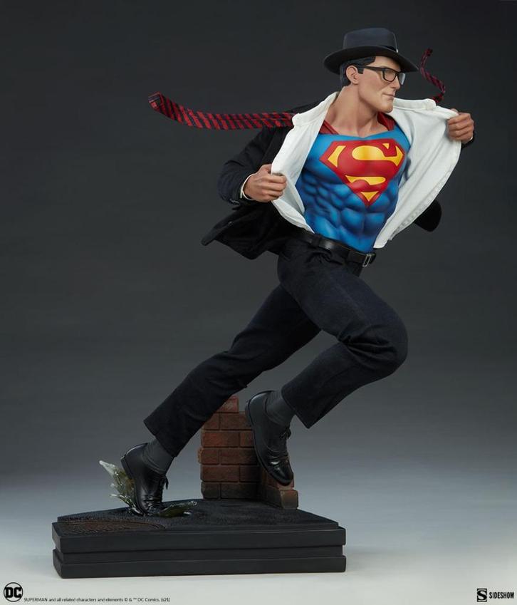 Sideshow Superman Call to Action Premium Format, Verzamelen, Film en Tv, Nieuw, Film, Beeldje, Replica of Model, Ophalen of Verzenden