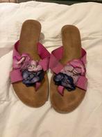 Roze Lazamani Slippers met Bloemen - Maat 40, Kleding | Dames, Schoenen, Ophalen of Verzenden, Gedragen, Roze, Slippers