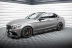 Voorlip sideskirt diffuser Mercedes AMG C63 W205 S205 18-21, Auto diversen, Tuning en Styling, Ophalen of Verzenden