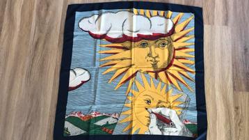 Fornasetti Zijden Sjaal Vintage beschikbaar voor biedingen