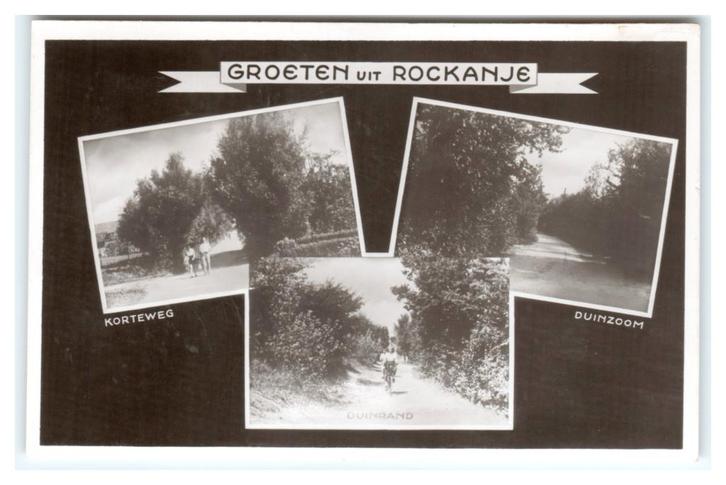 Rockanje, Groeten uit Rockanje, Verzamelen, Ansichtkaarten | Nederland, Gelopen, Zuid-Holland, 1940 tot 1960, Ophalen of Verzenden