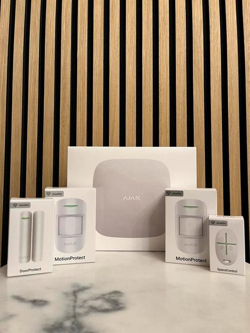 BUDGET AJAX Hub 1 Kit 2x MotionProtect alarmsysteem alarm, Doe-het-zelf en Verbouw, Alarmsystemen, Nieuw, Compleet systeem, Raam of Deur
