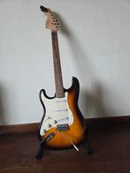 Fender Squier Stratocaster – linkshandig, Ophalen of Verzenden, Zo goed als nieuw, Solid body, Fender