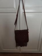 Gave leren Ibiza look tas, Ophalen of Verzenden, Zo goed als nieuw, Bruin, Leer