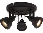 Chericoni Nero 330 spot - 3 lamps - Dia 18 cm - GU10 - Black, Ophalen of Verzenden, Gebruikt