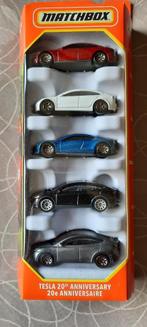Matchbox tesla 20th anniversary 5 pack 1:64, Hobby en Vrije tijd, Modelauto's | Overige schalen, Ophalen of Verzenden, Nieuw