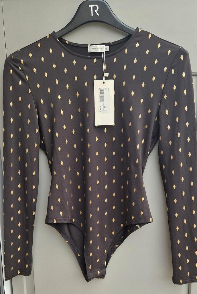 Bodysuit vera&lucy xs, Kleding | Dames, Tops, Nieuw, Maat 34 (XS) of kleiner, Zwart, Lange mouw, Ophalen of Verzenden