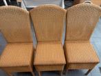 6 loom stoelen, Huis en Inrichting, Stoelen, Ophalen, Gebruikt, Bruin