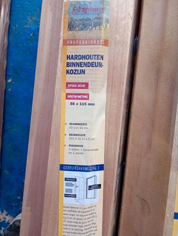Hardhouten kozijn opdekdeur beschikbaar voor biedingen